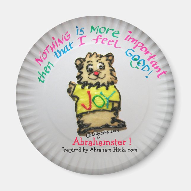 Abrahamster Cookie Joy Magnet (Front)