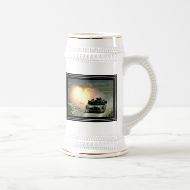 ABRAMS FIREPOWER  BEER STEIN (Right)