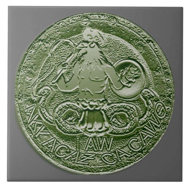 abraxas bas relief tile (Front)