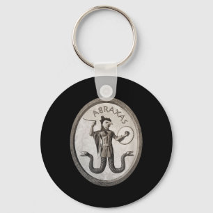 Abraxas Esoteric Gnostic Symbol Occult Pagan Ritua Keychain
