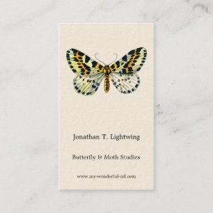 Abraxas grossulariata, The Magpie Moth Colour Imag Business Card