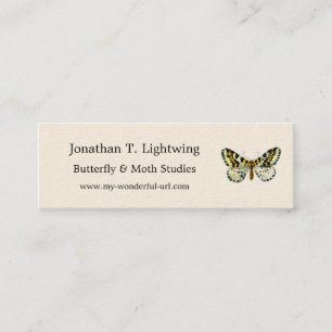 Abraxas grossulariata, The Magpie Moth Colour Imag Mini Business Card