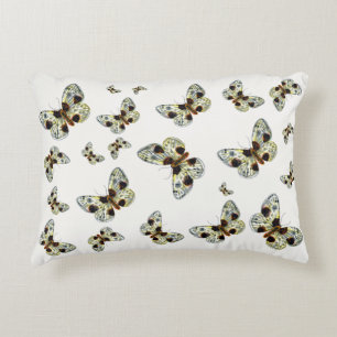 Abraxas sylvata - The Clouded Magpie Moth Accent Pillow