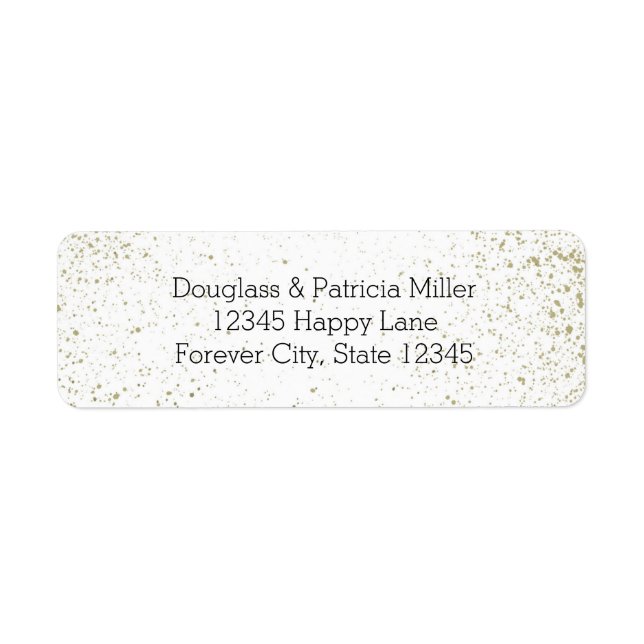 Abrégé sur éclaboussure de peinture d'or (Devant)