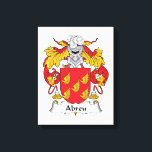 Abreu Family Crest Canvas Print<br><div class="desc">Abreu Coat of Arms</div>