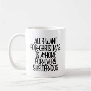 Abri chien de Noël Mug