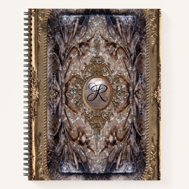 Abroath Elegant Unique Monogram Notebook (Front)