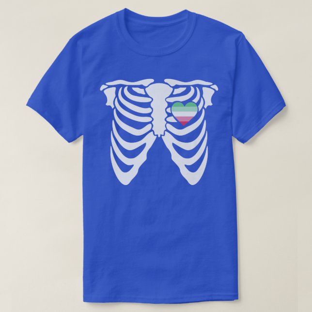 Abroseual  Gay Skeleton  Genderfluid seuality  T-Shirt (Design Front)