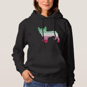 Abrosexual French Bulldog Abrosexuality Frenchie Hoodie