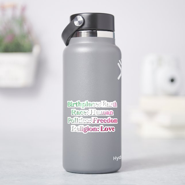 Abrosexual Pride - Birthplace: Earth, Race: human (HydroFlask)