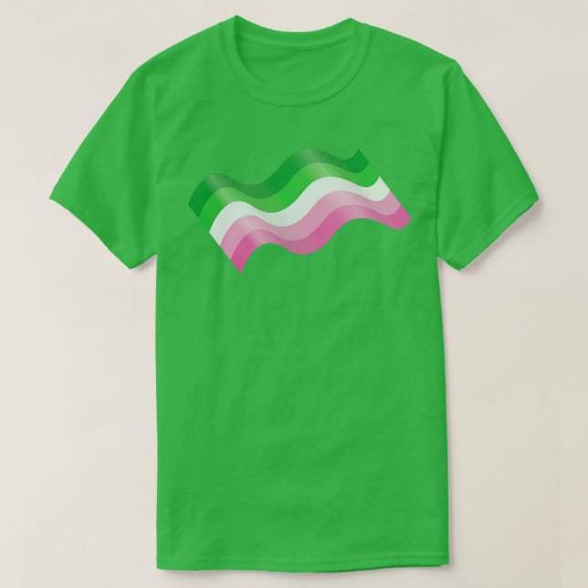 Abrosexual Pride Flag T-Shirt (Design Front)