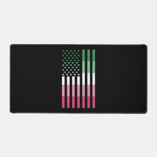 Abrosexual USA Flag LGBT Gift Abrosexual Desk Mat