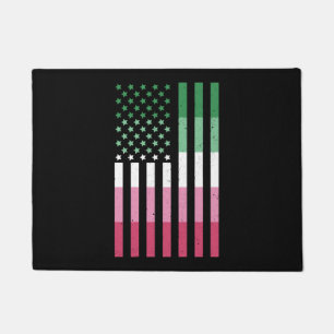 Abrosexual USA Flag LGBT Gift Abrosexual Doormat