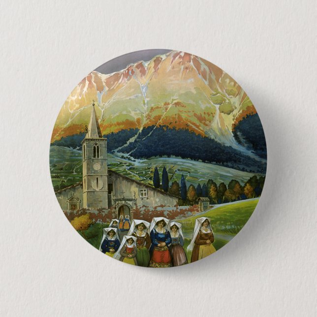 Abruzzo 2 Inch Round Button (Front)
