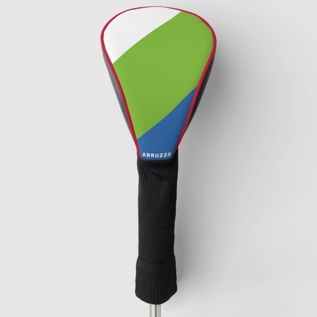 Abruzzo flag (Italia) Golf Head Cover (Front)