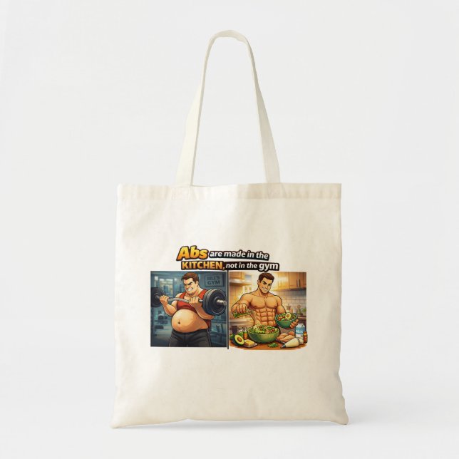 Abs Are Made in the Kitchen Tote Bag (Devant)