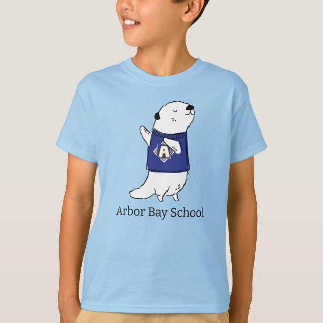 ABS blue Otto t-shirt (Front)