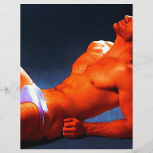 Abs Burning - original painting