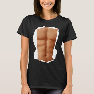 Abs Muscles Bodybuilder Halloween Simple Costume T-Shirt