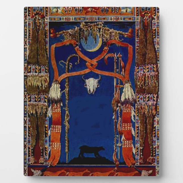 "Absaroka or Apsarokee" Plaque (Front)