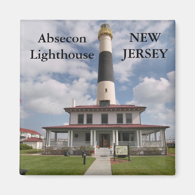 Absecon Lighthouse, New Jersey Magnet (Front)