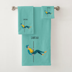 Abseiling Bath Towel Set