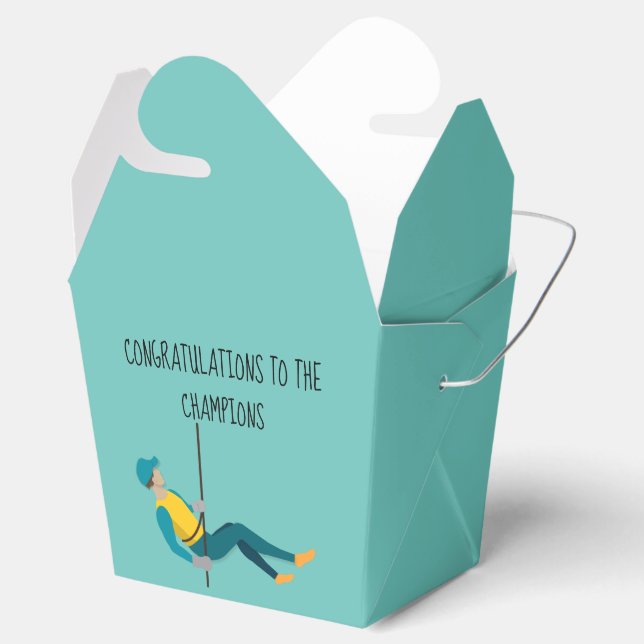 Abseiling Favor Box (Opened)