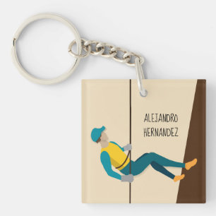 Abseiling Keychain