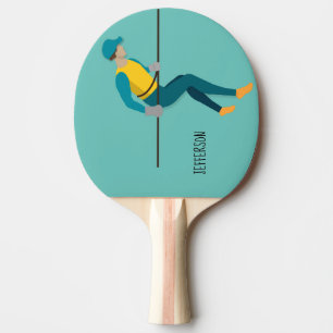 Abseiling Ping Pong Paddle