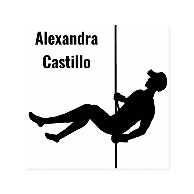 Abseiling Self-inking Stamp (Design)