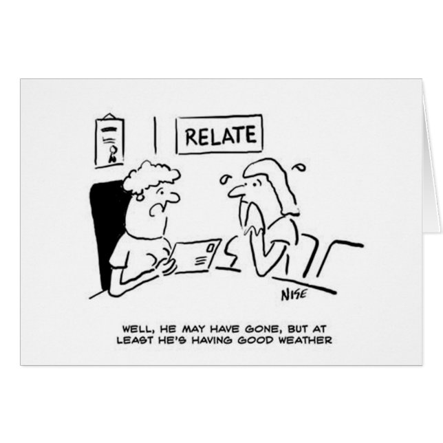 Absent Mari envoie une carte postale. (Devant horizontal)