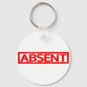 Absent Stamp Keychain
