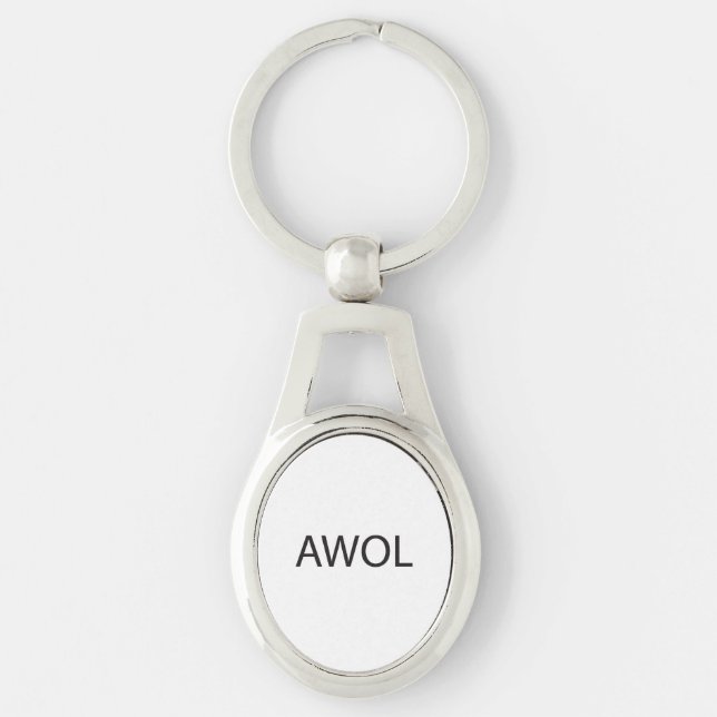 absent without leave.ai keychain (Front)