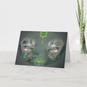 "Absinthe :  Anise et Artemisia" Carte de voeux