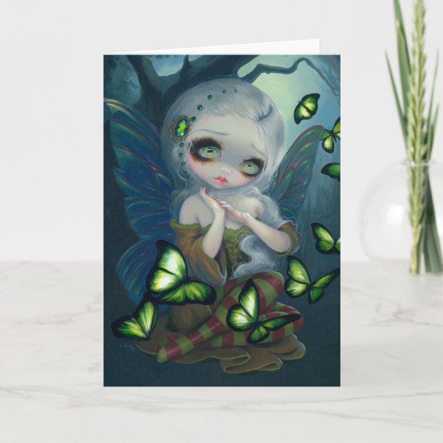 "Absinthe Butterflies" Greeting Card (Front)