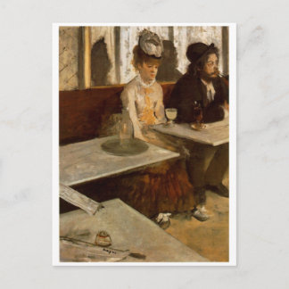 Absinthe by Degas Postcard