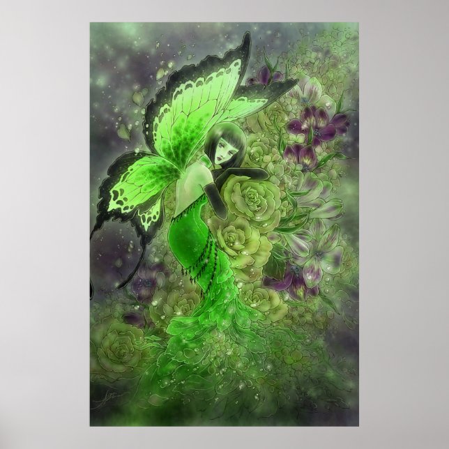 Absinthe Fairy Fantasy Art Poster (Front)