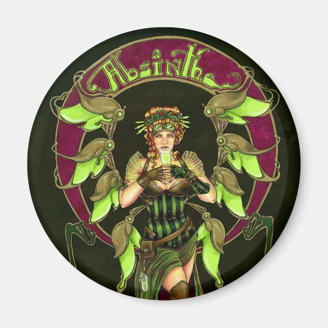 Absinthe Fairy Magnet (Devant)