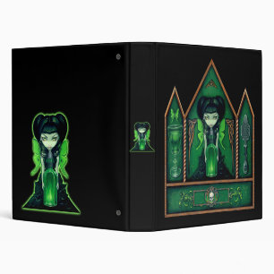 Absinthe gothic fairy triptych Binder