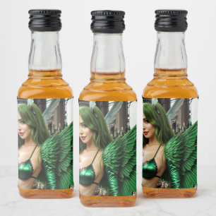 Absinthe Green Fairy Liquor Bottle Label