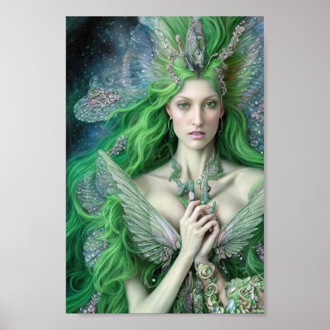 Absinthe Green Fairy  Poster (Front)