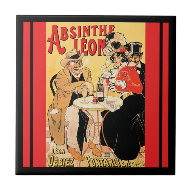 Absinthe Leon Tile (Front)