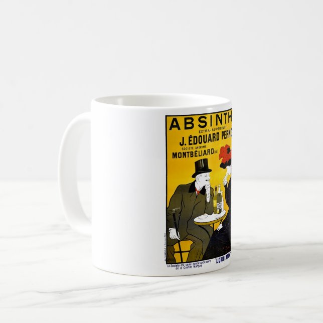 Absinthe Leonetto Cappiello Vintage Advertisement Coffee Mug (Front Left)