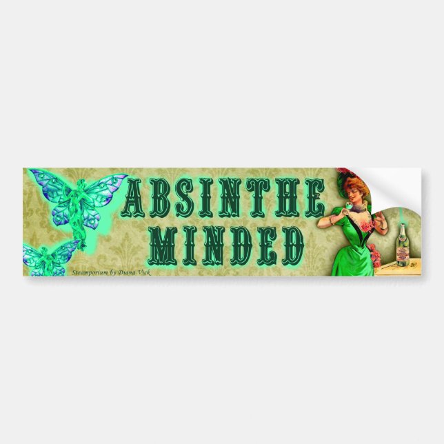 Absinthe Minded Sticker (Front)