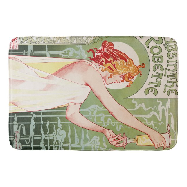 Absinthe Robette Bath Mat (Front)