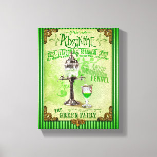 Absinthe "The Green Fairy" Canvas Print