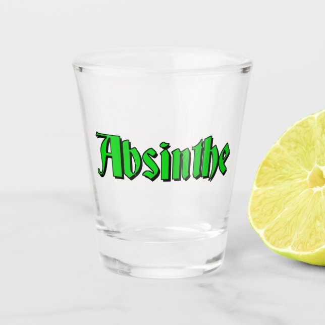 Absinthe Verre de tir (Devant)