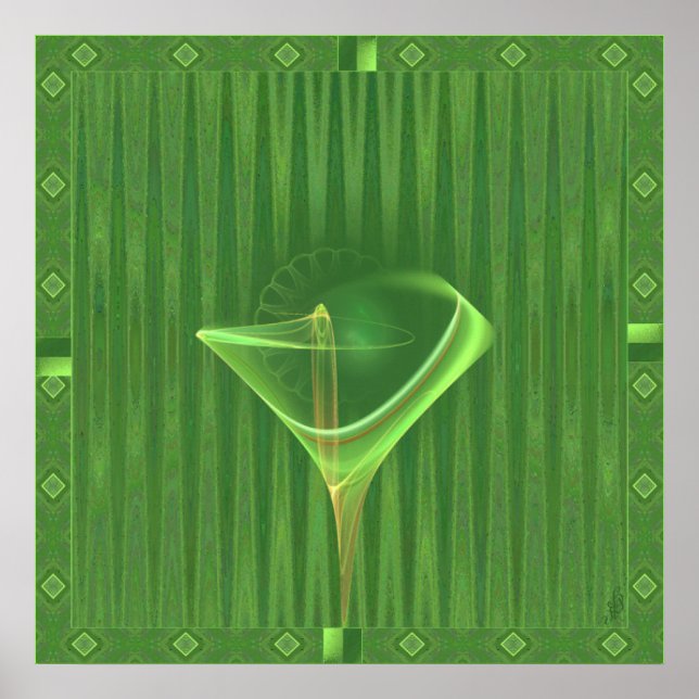 Absinthini Faery Martini Art Poster (Front)