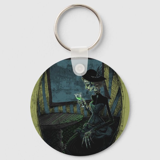 Absinthism Keychain (Front)