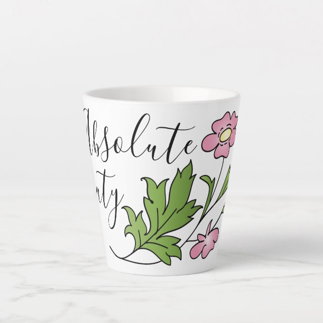 Absolute Beauty  Latte Mug (Front)